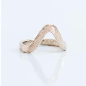 Nashelle Textured Ring Gold Size 7